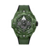 c0d49315ee6461165ae8db764a539b0bcbbe9641 Hublot Big Bang SANG BLEU II GREEN CERAMIC Ref# 418.GX.5207.RX.MXM22