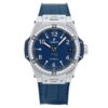 c14294a519ab4adc78ea6201e475b05d019dbb5d Hublot Big Bang, One Click Steel Blue Diamonds 39mm, Ref# 465.SX.7170.LR.1204