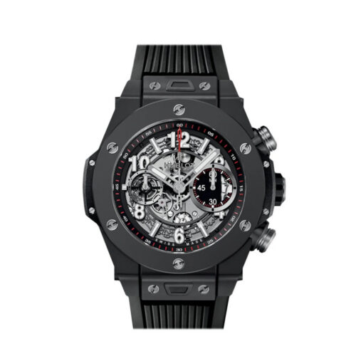 Hublot Big Bang Automatic Chronograph, 45mm, Black Ceramic, Ref# 411.CI.1170.RX, Unworn 2025