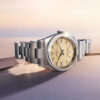 Unworn 2025, Rolex Oyster Perpetual, Oystersteel 41mm, Beige dial, Domed Oyster, Ref# 134300-0007, box and papers