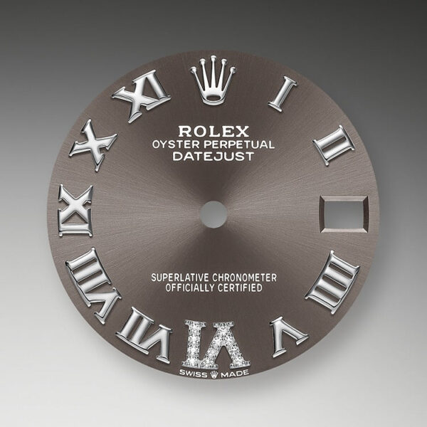 Rolex Datejust 31, Oystersteel, 18kt White Gold and diamonds, Ref# 278344RBR-0029