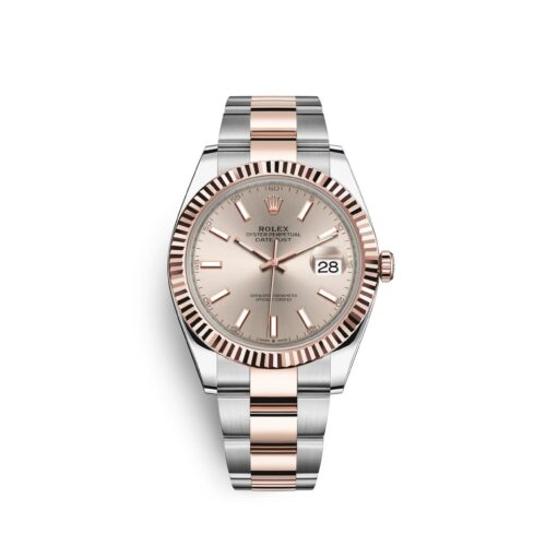 c4579afff9c4514c828d60b411e54ff7680889c7 Rolex Datejust 41, 18k Everose Gold and Stainless Steel, 41mm, Ref# 126331-0009