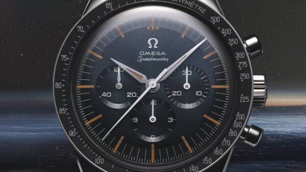 c4d7168a337d422d6c472459b204c03f8dadb74c Unworn, Omega Speedmaster First Omega in Space, Co-Axial Chronograph, 39,7mm, Ref# 310.32.40.50.06.001, box and papers