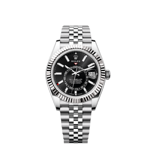 c6d660ec14bd515a43b39f2ff5ca2a575d030dfa Rolex Sky-Dweller, 42mm, Oystersteel and 18k White Gold, Black, Jubilee, Ref# 336934-0008