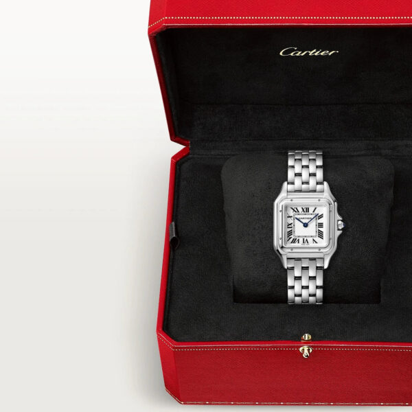 Unworn Cartier Panthère de Cartier Medium, Stainless Steel, 27mm x 37mm, Ref# WSPN0015, box and papers