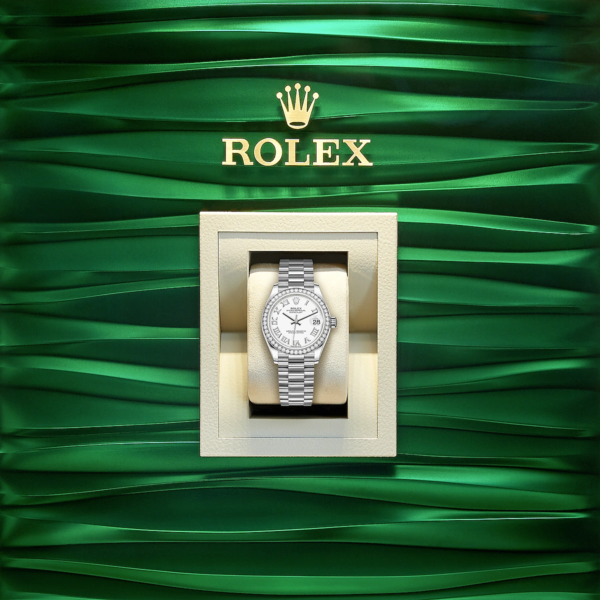 Rolex Datejust 31, 18kt White Gold, Ref# 278289RBR-0007