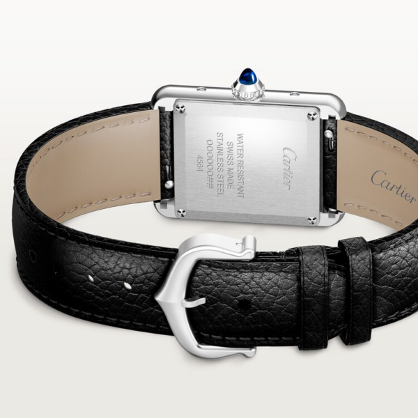 c87ed9c5ff76b5987016e1702fbbeb917d65ca43 Unworn Cartier Tank Must SolarBeat™ de Cartier, Small Stainless Steel, 29.5mm x 22mm, Ref# WSTA0060, box and papers