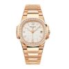 Patek Philippe Nautilus Quartz Diamond Ladies Watch, 18k Rose Gold, 32mm, Ref# 7010/1R-011