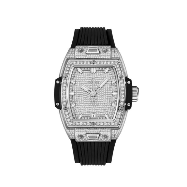 cc67a83dc66dc4e23efad0bfbb6d3e8024705848 Hublot Spirit of Big Bang TITANIUM FULL PAVÉ Ref# 662.NX.9000.RX.1604