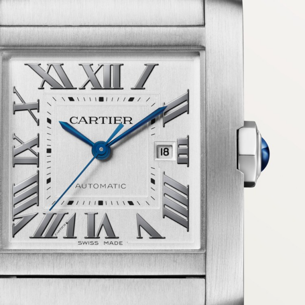 cddc0e465f893fd0cfea23d4171b3eeaf7a50aba Unworn Cartier Tank Francaise de Cartier, Large Stainless Steel, 36.7mm x 30.5mm, Ref# WSTA0067, box and papers