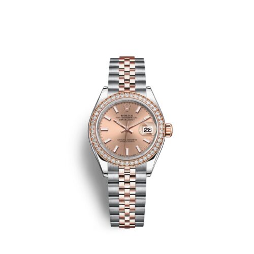 Rolex Lady-Datejust 28, Oystersteel and 18k Everose Gold, Ref# 279381RBR-0023