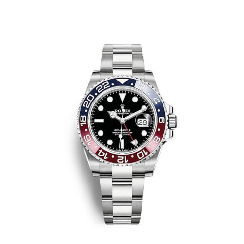 cee655bf526b336dd9ca161b1d24786d6b7723f1 Rolex GMT-Master II Oystersteel Ref# 126710BLRO-0002
