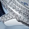 ceff82234bde19865936f586759c4edb51a35253 Patek Philippe Calatrava Diamond Ribbon Joaillerie Ladies, 18kt White Gold set with 770 Diamonds: ~4,4ct, 36,5mm, Ref# 4978/400G-001