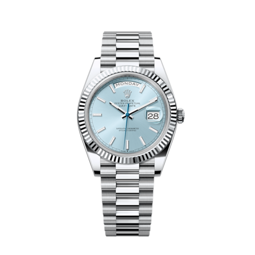d0919f4a82597bc1e60270a16176073955fde312 Rolex Day-Date 40, Platinum, 40mm, Ref# 228236-0018