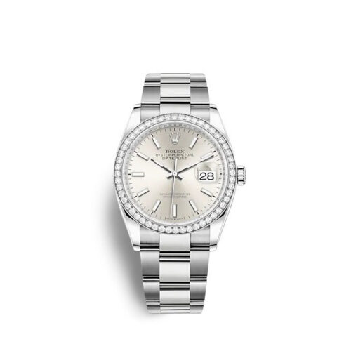 Rolex Datejust 36 Oystersteel and white gold Ref# 126284RBR-0006