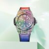d5c9315dcf1c78dffc1eaccdba2a6c3c136c15df Hublot Big Bang ONE CLICK STEEL RAINBOW Ref# 485.SX.9900.LR.0999