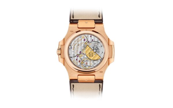 Patek Philippe Nautilus Date, Moon Phases Watch, 18k Rose Gold, 40mm, Ref# 5712R-001