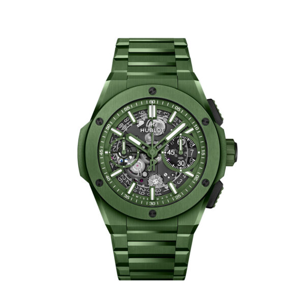 Hublot Big Bang INTEGRATED GREEN CERAMIC, 42mm, Ref# 451.GX.5220.GX, Unworn 2025