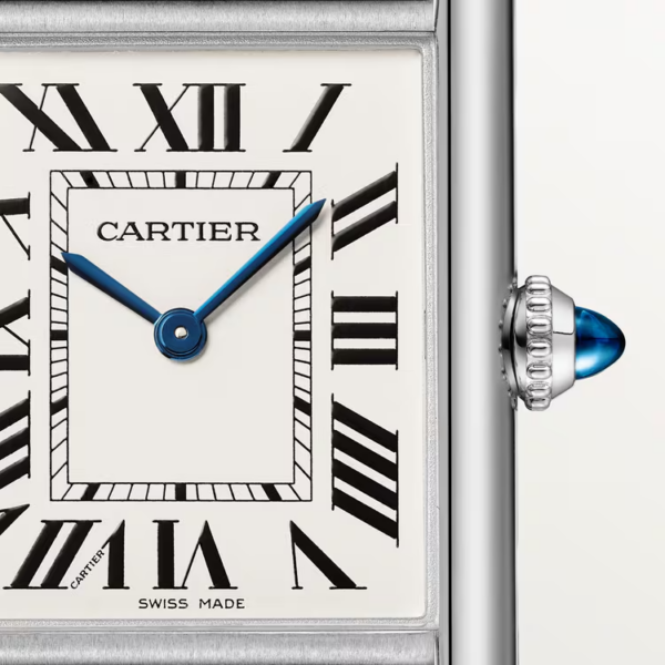 d7772be59c856e98742dc4d8f1c9e754975453b8 Unworn Cartier Tank Must de Cartier, Large Stainless Steel, 33.7mm x 25.5mm, Ref# WSTA0109, box and papers