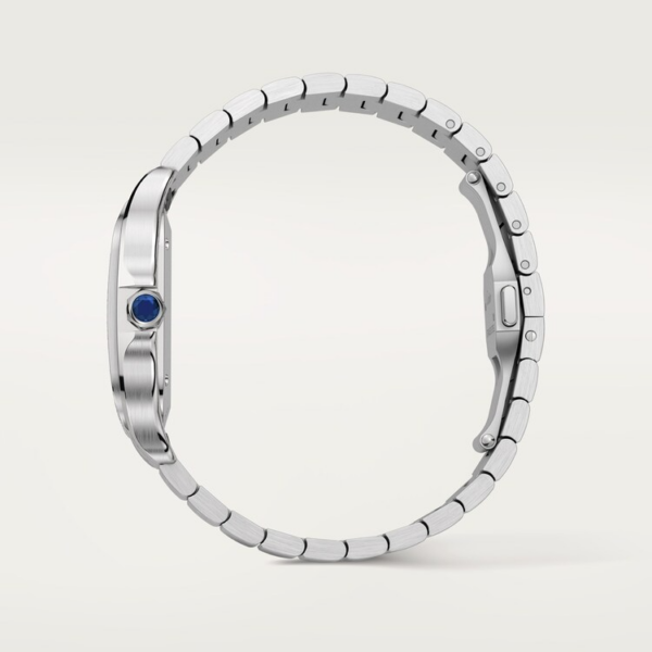 db33ed99f047113a0cbeb590e482e5bd03b4f286 Unworn Cartier Santos de Cartier, Stainless Steel, 35.1mm, Ref# W4SA0005, box and papers