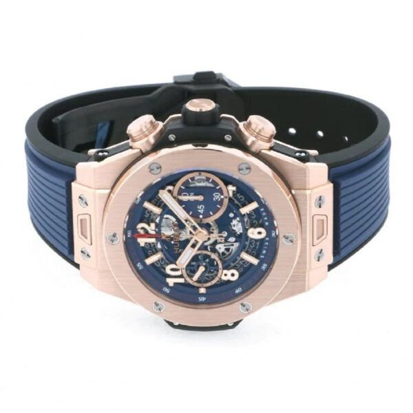 db4edec0904254b2aaf9e38e8f53c24066762c30 Hublot Big Bang, Unico King Gold Blue, 44mm, Ref# 421.OX.5180.RX, Unworn 2024