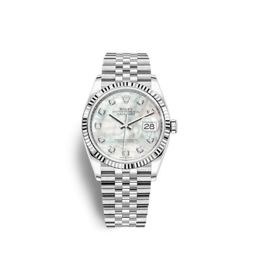 dbcbea11627eb29e32d6962600fbbfa65719a179 Rolex Datejust 36 Oystersteel and white gold Ref# 126234-0019