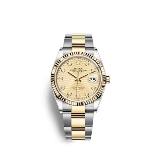 Rolex Datejust 36mm, Oystersteel and 18k Yellow Gold, Ref# 126233-0046