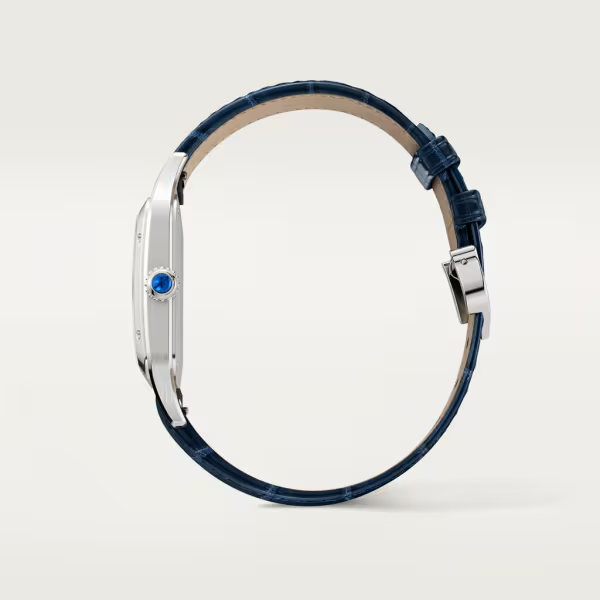 ddaa463e07534cc3ea6ba6e1c2f20088efdf695d Unworn Cartier Santos Dumont de Cartier, Stainless Steel, 43.5mm x 31.4mm, Ref# WSSA0022, box and papers