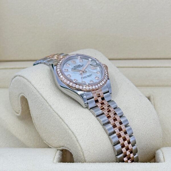 Rolex Lady-Datejust 28, Oystersteel and 18k Everose Gold, Ref# 279381RBR-0013