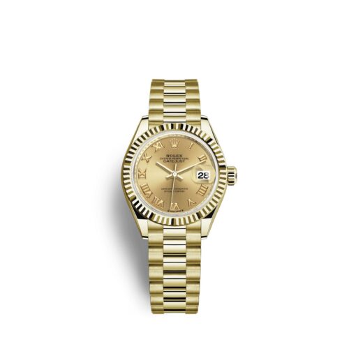 df5519623c722142614e7ce2174d08e48f023109 Rolex Lady-Datejust 28, 18k Yellow Gold, Ref# 279178-0022