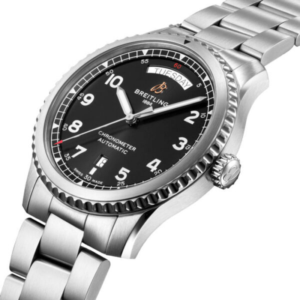 dfa162453cb245803b7ed579eee4f51c015be2a5 Breitling Aviator 8 Automatic Day and Date 41, Ref# A45330101B1A1