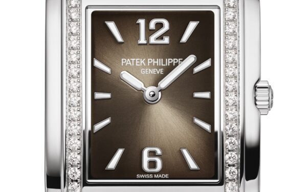 e2521de9db0612dd9c1cc4c37a9362b4274628ab Patek Philippe Twenty~4 Quartz Ladies Watch, Stainless Steel with 36 Diamond (~0.42 ct), 25.1 x 30 mm, Ref# 4910/1200A-010