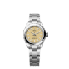 Unworn 2025, Rolex Oyster Perpetual, Oystersteel, 28mm, Beige dial, Domed Oyster, Ref# 276200-0007, box and papers