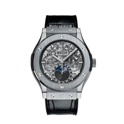 Hublot Classic Fusion Aerofusion Moonphase Titanium 45mm, Ref# 517.NX.0170.LR, Unworn 2025