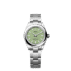 Unworn 2025, Rolex Oyster Perpetual, Oystersteel, 28mm, Pistachio-green dial, Domed Oyster, Ref# 276200-0006, box and papers