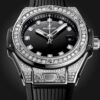 e4b9dd902d192511f35bcec26d851dc22aa4f49b Hublot Big Bang ONE CLICK STEEL PAVÉ Ref# 485.SX.1270.RX.1604