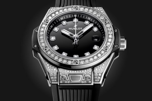 e4b9dd902d192511f35bcec26d851dc22aa4f49b Hublot Big Bang ONE CLICK STEEL PAVÉ Ref# 485.SX.1270.RX.1604