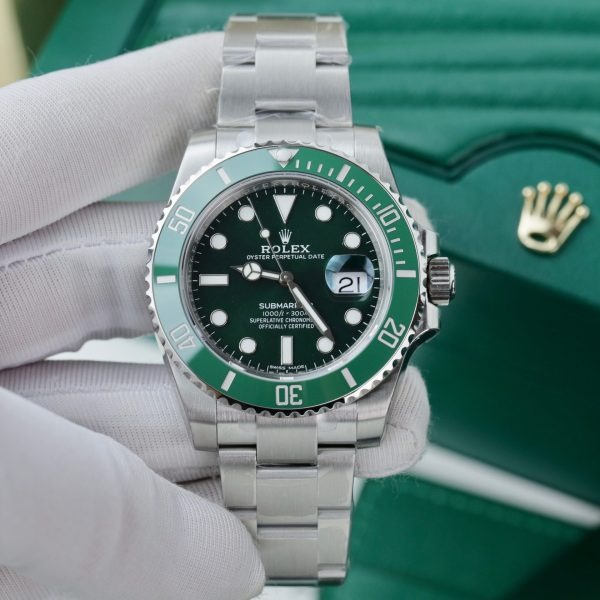 Rolex Submariner Stainless Steel “The Hulk” Green Dial Cerachrom Bezel, Ref#116610LV, 41mm