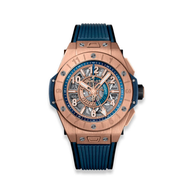 e72edc1f4501facd010a9e76266a0401cdb00a93 Hublot Big Bang, Unico GMT King Gold, 45mm, Ref# 471.OX.7128.RX