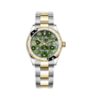 Rolex Datejust 31mm, Oystersteel and 18k Yellow Gold with Diamonds, Ref# 278343rbr-0031