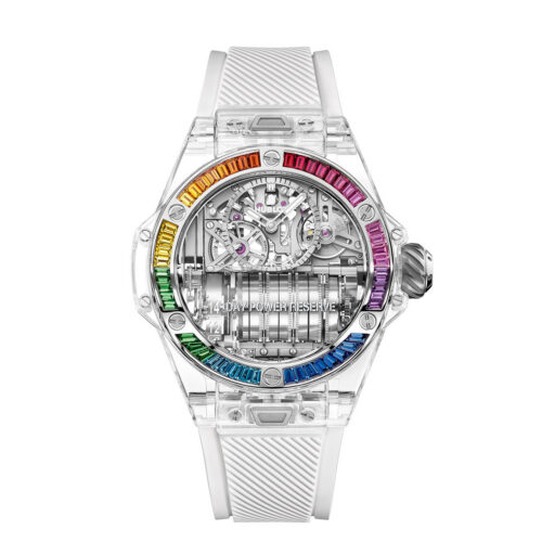 e9a2317ba6c6899b52dcacf9ffcc4b80628b1b23 Hublot Big Bang MP-11 POWER RESERVE 14 DAYS SAPPHIRE RAINBOW Ref# 911.JX.0102.RW.4099