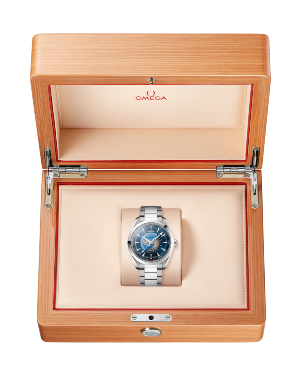 Omega Seamaster AQUA TERRA 150M CO‑AXIAL MASTER CHRONOMETER GMT WORLDTIMER Ref# 220.10.43.22.03.001