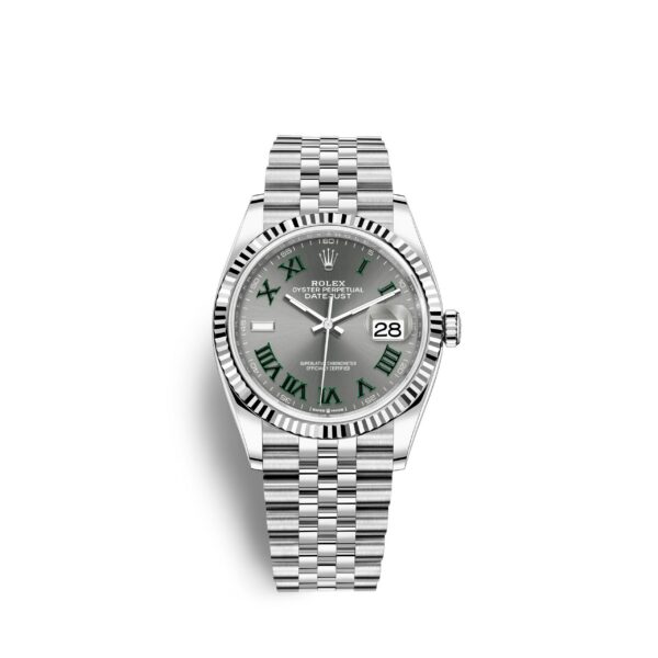 ea51ccfe4354793d42276bc4280665657394d523 Rolex Datejust 36, Stainless Steel and 18k White Gold, 36mm, Ref# 126234-0045