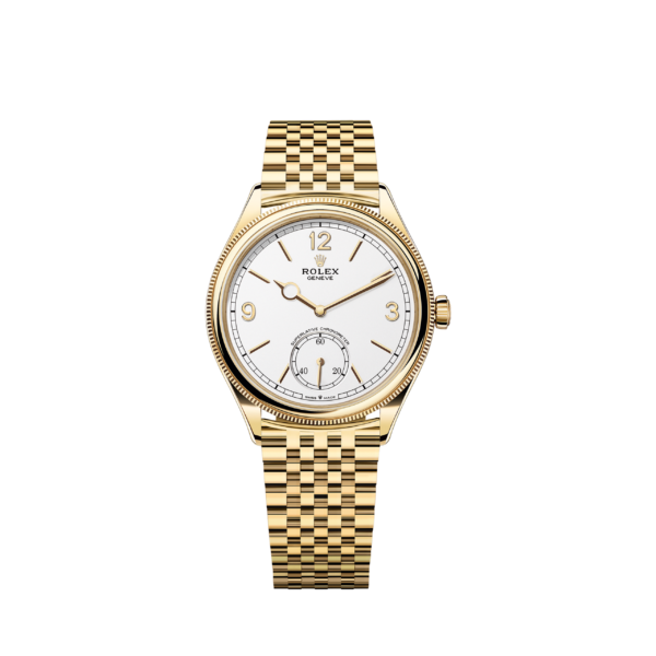 Unworn 2025, Rolex Perpetual 1908, 18k Yellow Gold, 39mm, Ref# 52508-0008, box and papers