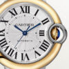 Unworn Cartier Ballon Bleu, Stainless Steel and 18k Yellow Gold, 33mm, Ladies, Ref# W2BB0037, box and papers