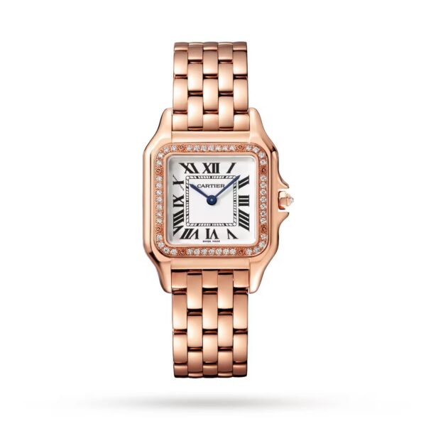 f0df9eb1363a24bd79810fdd0c84b1a90bd7ff9a Unworn Cartier Panthère de Cartier Medium, 18k Rose Gold, Diamonds, 27mm x 36mm, Ref# WJPN0009, box and papers