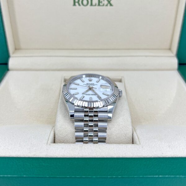 Rolex Datejust 41 Oystersteel and 18K White Gold 41 mm White Dial, Ref# 126334-0010