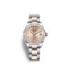 Rolex Datejust 31, Oystersteel, 18kt Everose Gold and diamonds, Ref# 278381RBR-0001