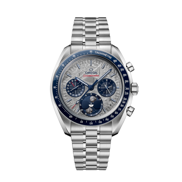 f22f0d812ffe197cad40c2dfd3216bdb5bf2cb3e Unworn, Omega Speedmaster Moonphase, Stainless Steel, Chronograph, 43 mm, Ref# 304.30.43.52.06.001, box and papers
