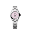 Unworn 2025, Rolex Oyster Perpetual, Oystersteel, 28mm, Candy pink dial, Domed Oyster, Ref# 276200-0009, box and papers